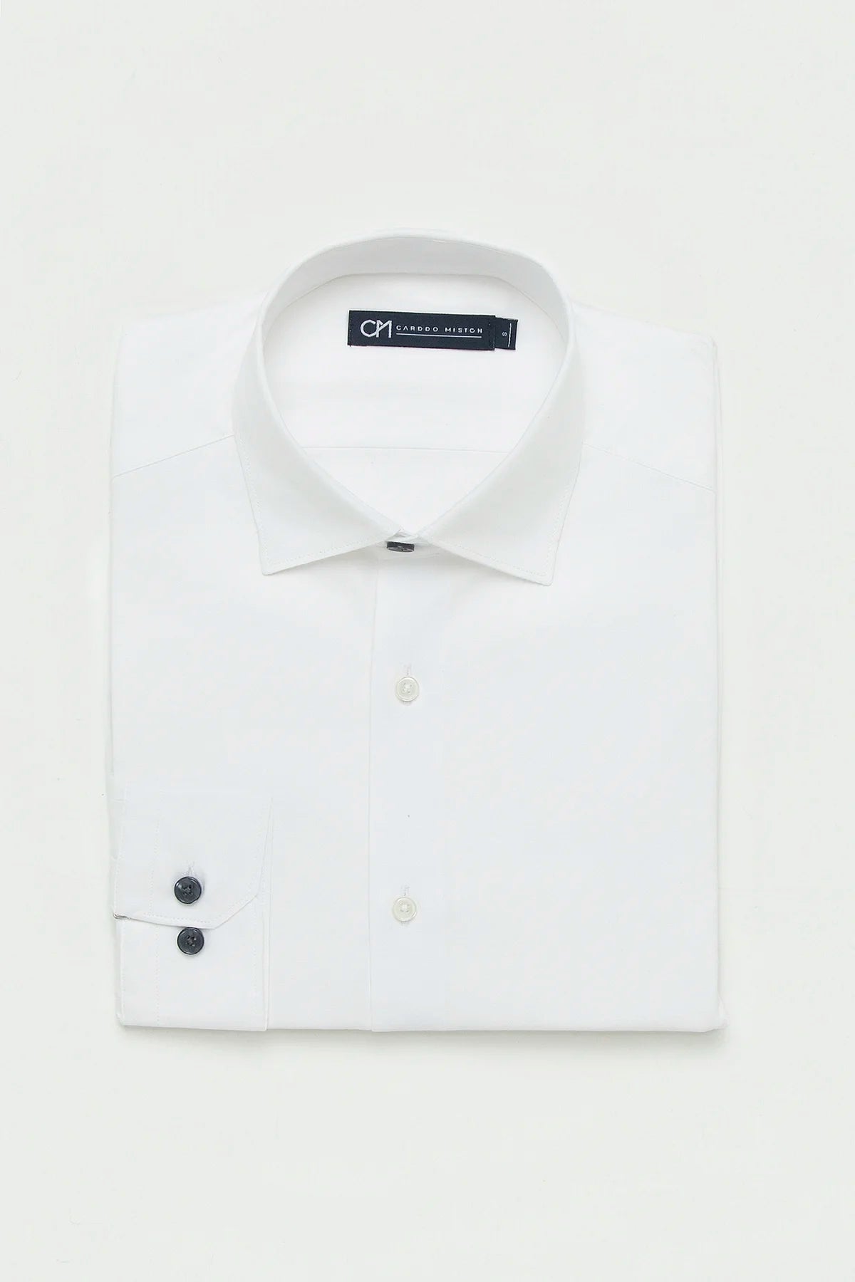 Camisa Sarga Algodón Blanco